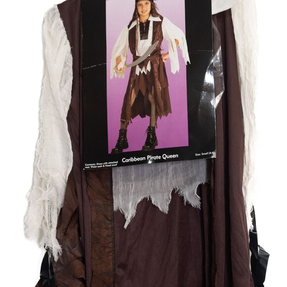 Child Caribbean Pirate Queen Costume Size S Holiday Inspirations - Picture 3 of 8